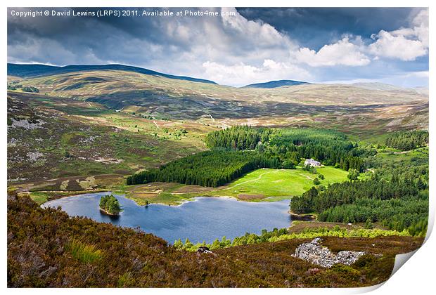 Loch Gynack Print by David Lewins (LRPS)