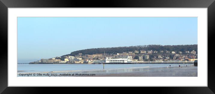 Weston super mare Framed Mounted Print by Ollie Hully