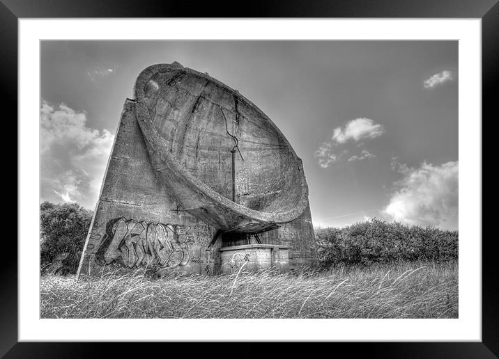 Sound Mirrors Framed Mounted Print by Alice Gosling