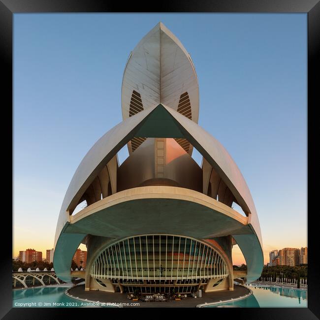 City of Arts and Sciences in Valencia, Spain Framed Print by Jim Monk