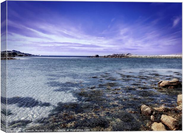 Majestic Scenery of Bryher Isles Canvas Print by Simon Marlow