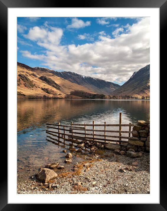 Buttermere in the English Lake District Framed Mounted Print by Photimageon UK