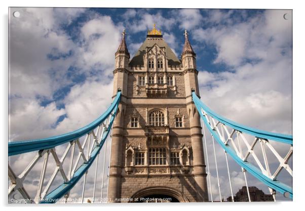 Tower Bridge Acrylic by PhotOvation-Akshay Thaker