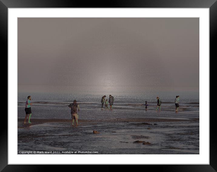 Doing The Beach Framed Mounted Print by Mark Ward