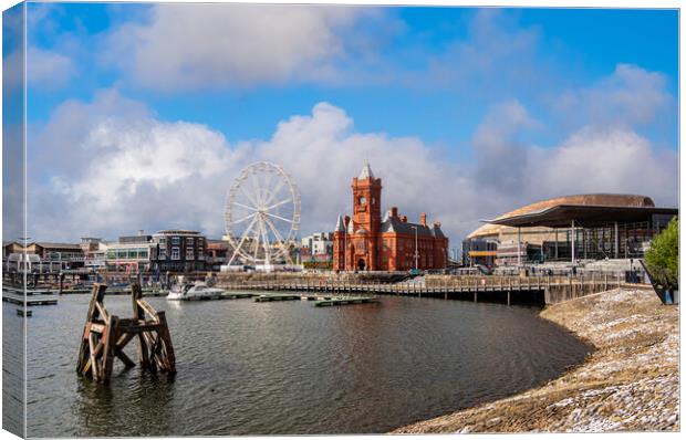  Cardiff Bay, Wales. Canvas Print by Colin Allen