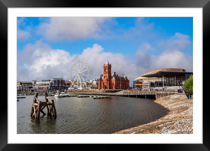  Cardiff Bay, Wales. Framed Mounted Print by Colin Allen