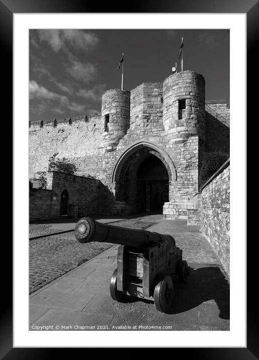 Lincoln Castle entrance Framed Mounted Print by Photimageon UK