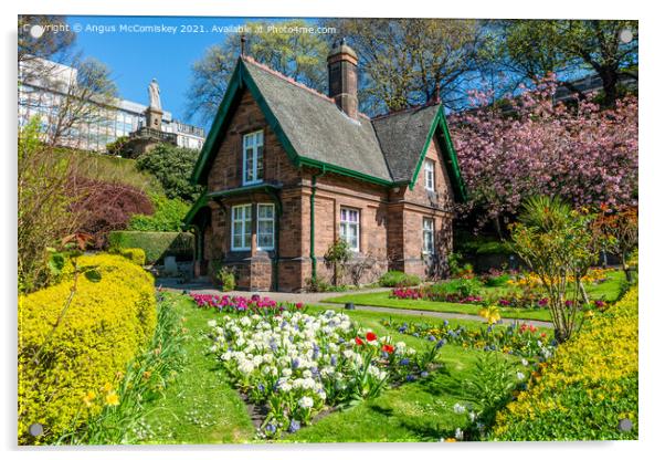 The Gardener's Cottage, Edinburgh Acrylic by Angus McComiskey