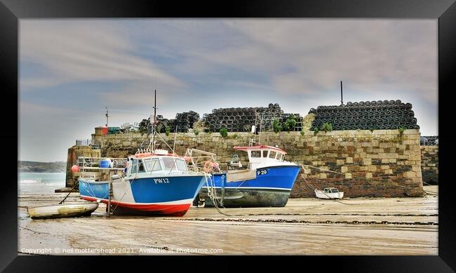 Newquay Harbour, Cornwall. Framed Print by Neil Mottershead