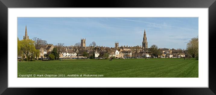 Stamford panorama Framed Mounted Print by Photimageon UK