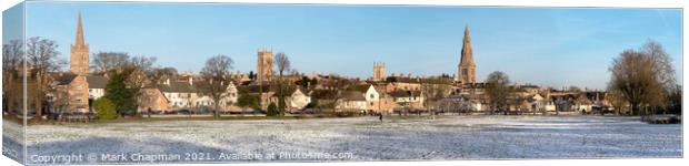 Stamford in Winter Canvas Print by Photimageon UK