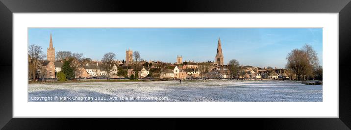 Stamford in Winter Framed Mounted Print by Photimageon UK