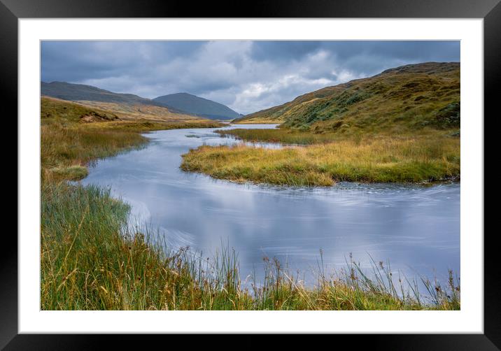 Loch Uisge - Morvern Scotland Framed Mounted Print by John Frid