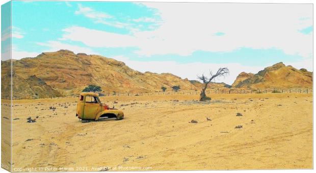 Desolation Namibia Desert Canvas Print by Pieter Marais