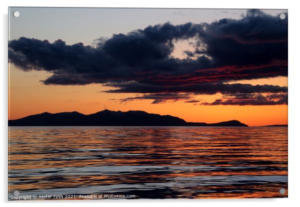 Sleeping Giant Acrylic by Alister Firth Photography