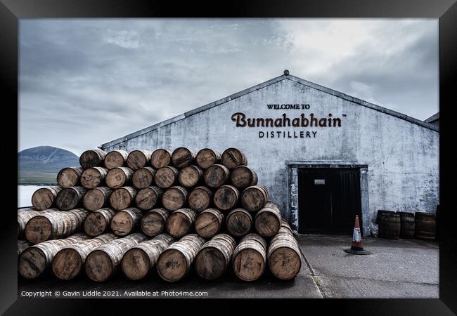 Bunnahabhain, Isle of Islay Framed Print by Gavin Liddle