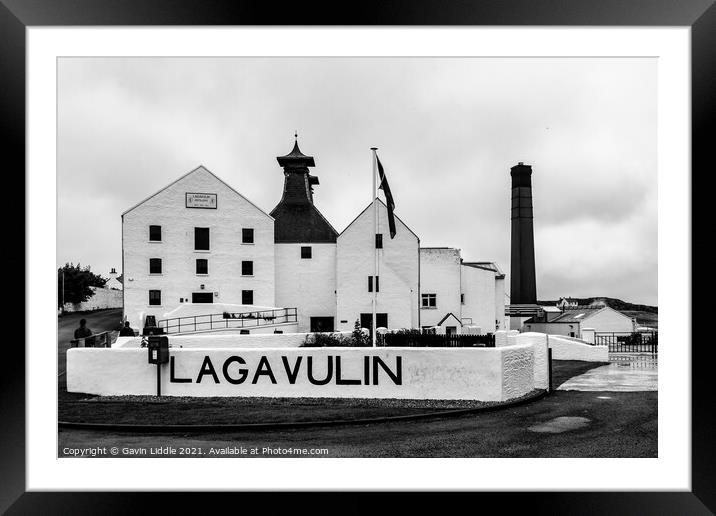 Lagavulin, Isle of Islay Framed Mounted Print by Gavin Liddle