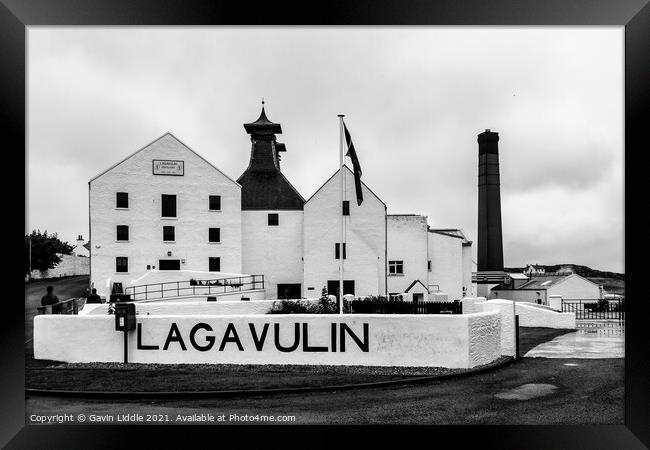 Lagavulin, Isle of Islay Framed Print by Gavin Liddle