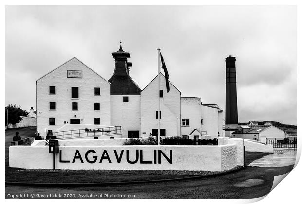 Lagavulin, Isle of Islay Print by Gavin Liddle