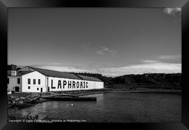 Laphroaig, Isle of Islay Framed Print by Gavin Liddle