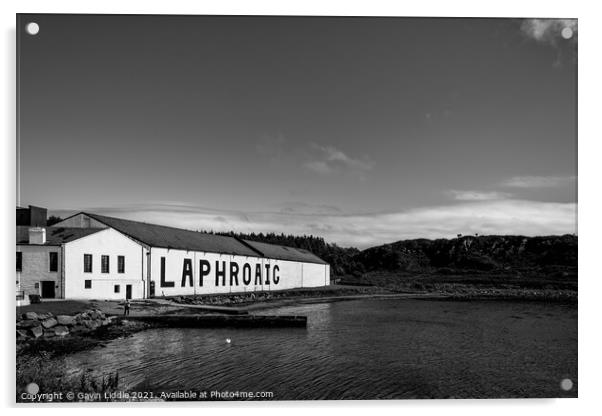 Laphroaig, Isle of Islay Acrylic by Gavin Liddle