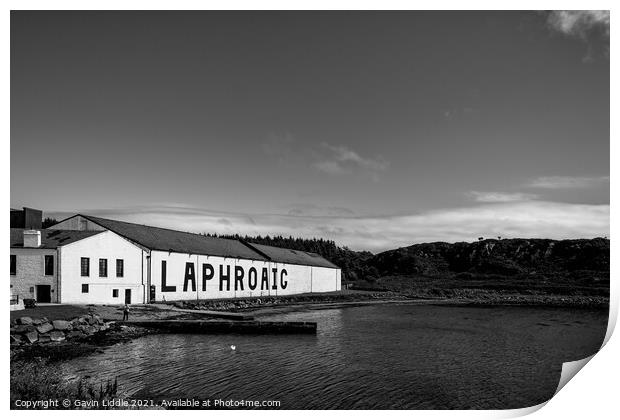 Laphroaig, Isle of Islay Print by Gavin Liddle