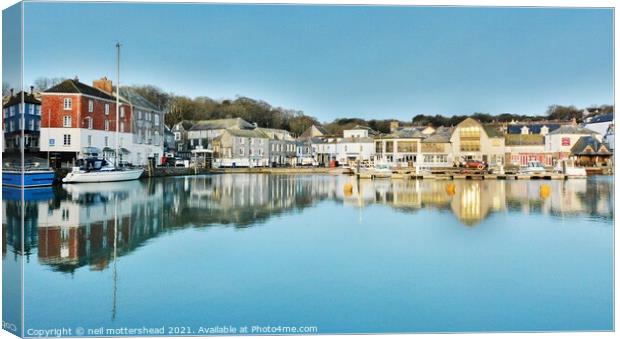Padstow Blues. Canvas Print by Neil Mottershead