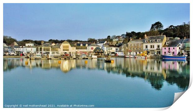 Reflections Of Padstow. Print by Neil Mottershead