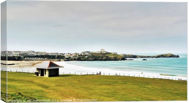 Newquay, Cornwall. Canvas Print by Neil Mottershead