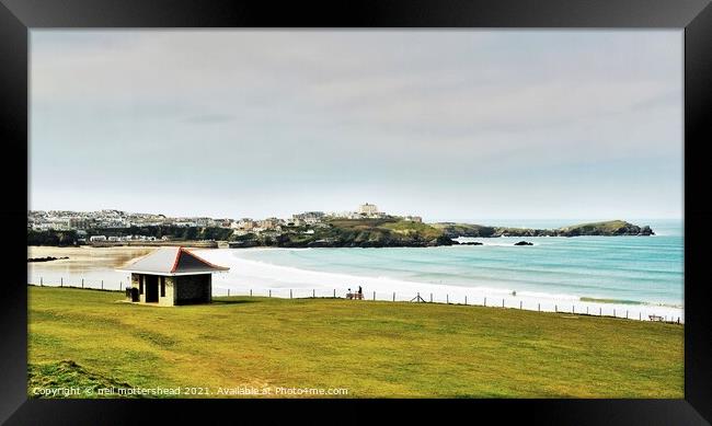 Newquay, Cornwall. Framed Print by Neil Mottershead