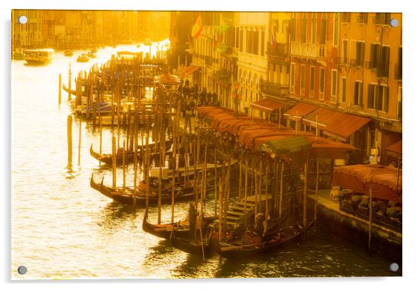 High Noon On The Grand Canal Acrylic by Chris Lord