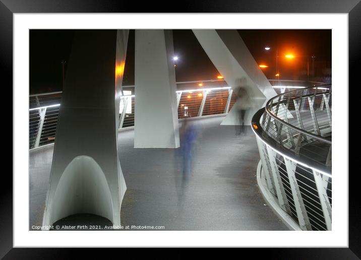 Ghosts on the bridge Framed Mounted Print by Alister Firth Photography
