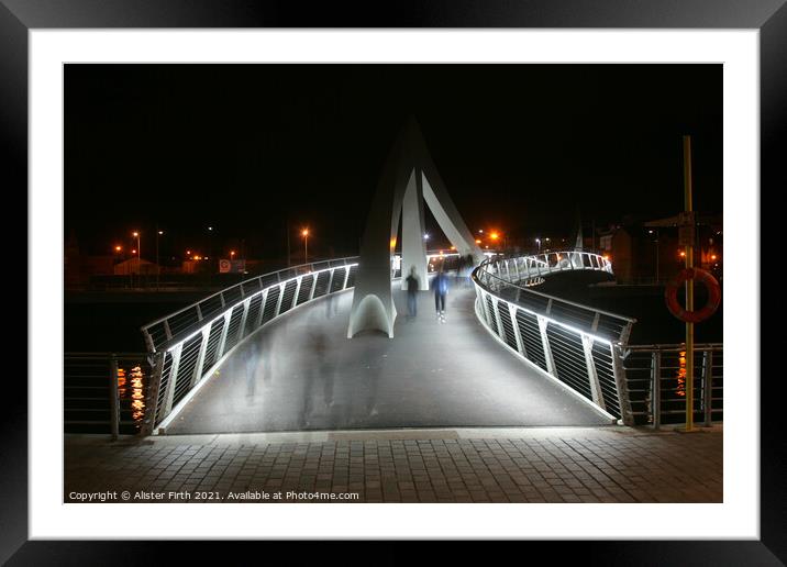 Ghosts on the bridge Framed Mounted Print by Alister Firth Photography