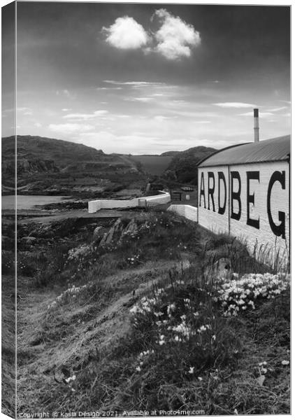 Ardbeg Distillery Islay Canvas Print by Kasia Design