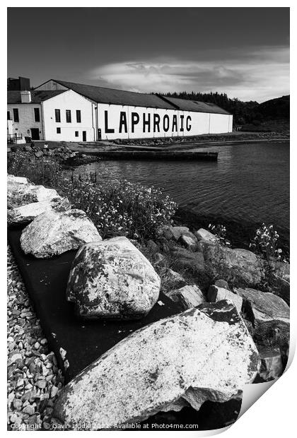 Laphroaig Print by Gavin Liddle