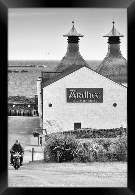Ardberg Distillery, Islay, Scotland Framed Print by Kasia Design