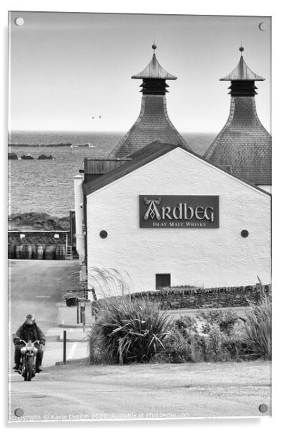 Ardberg Distillery, Islay, Scotland Acrylic by Kasia Design
