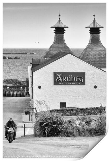 Ardberg Distillery, Islay, Scotland Print by Kasia Design