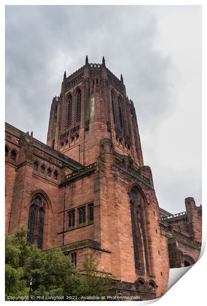 Liverpool Anglican Cathedral  Print by Phil Longfoot