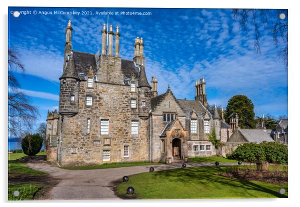 Lauriston Castle, Edinburgh Acrylic by Angus McComiskey