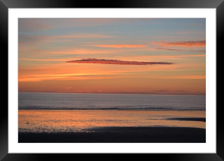 Majestic Sunset over Bristol Channel Framed Mounted Print by graham young