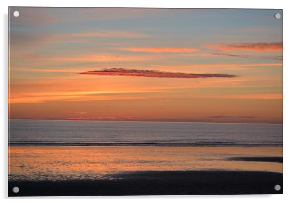 Majestic Sunset over Bristol Channel Acrylic by graham young