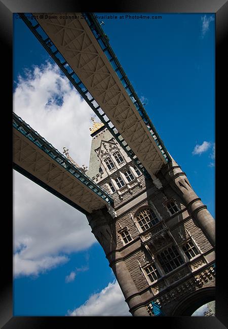 Tower Bridge 2 Framed Print by Dawn O'Connor