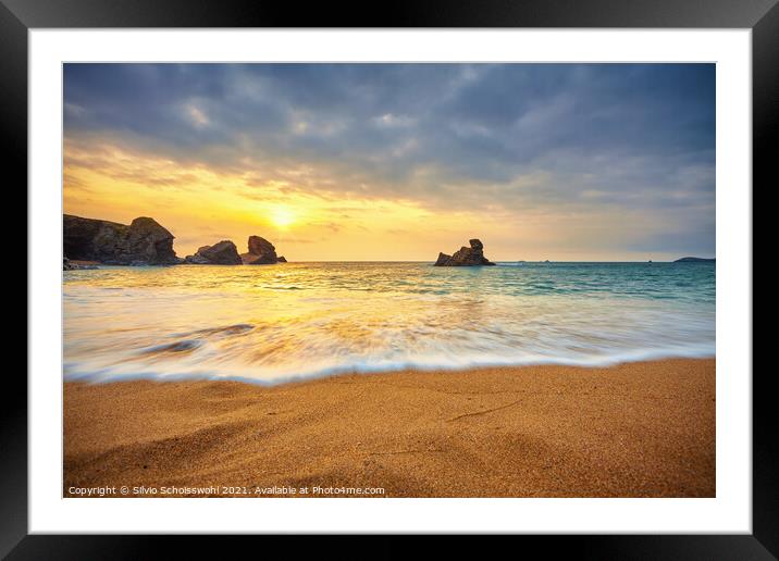 Outdoor oceanbeach Framed Mounted Print by Silvio Schoisswohl