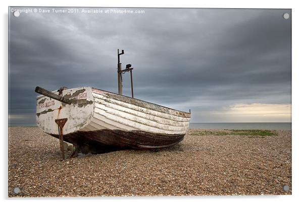 Two Belles, Aldeburgh Beach, Suffolk Acrylic by Dave Turner