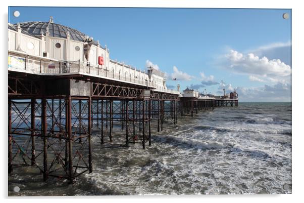 Brighton Pier  Acrylic by Neil Overy