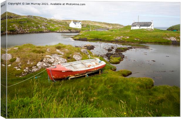 Island of Barra, Outer Hebrides, Scotland, UK Canvas Print by Ian Murray