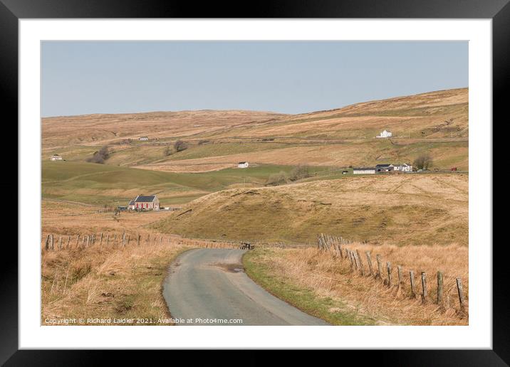 Harwood, Upper Teesdale in Early Spring Framed Mounted Print by Richard Laidler