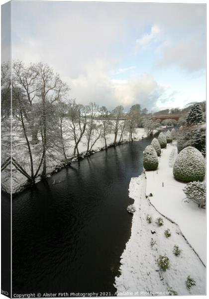 River Doon, Alloway Canvas Print by Alister Firth Photography