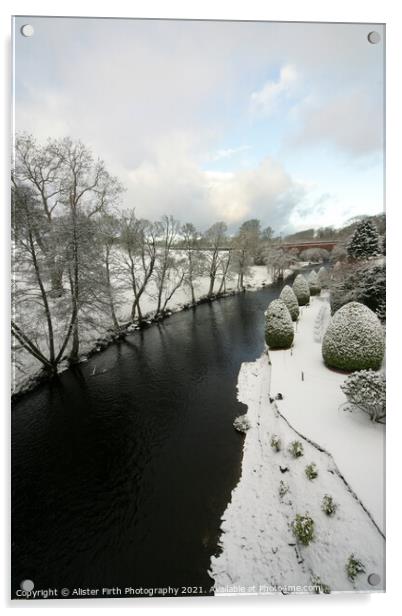 River Doon, Alloway Acrylic by Alister Firth Photography